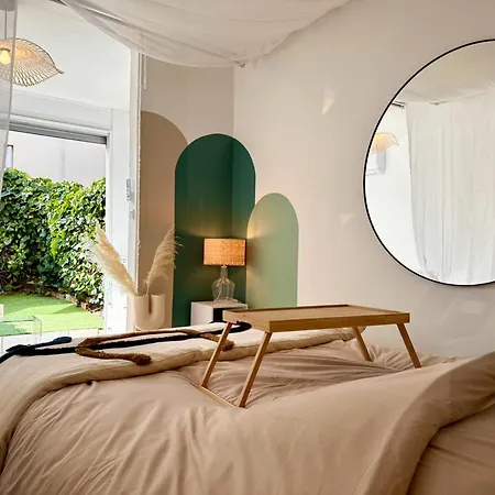 Super Mini Loft Avec Cinema Et Jardin - Cap D'agde شقة آجد